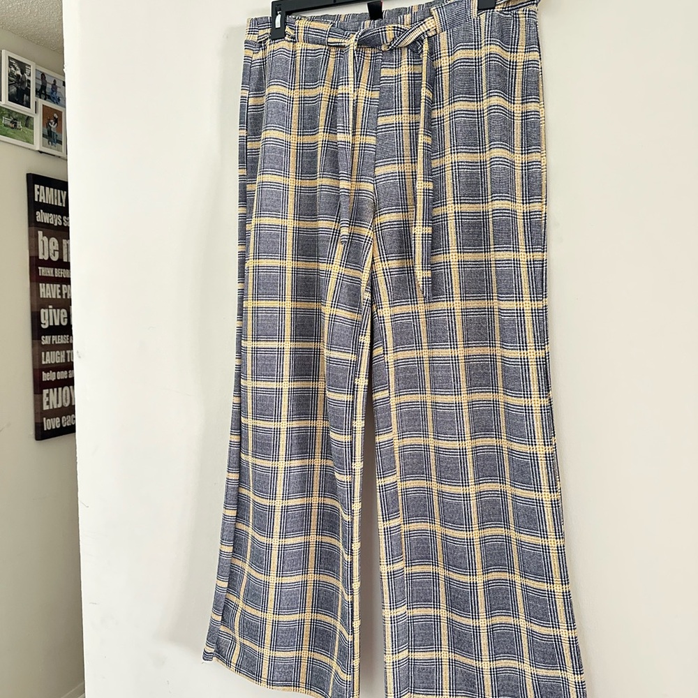 Bold Yellow and Black Wide Leg Jumpsuit